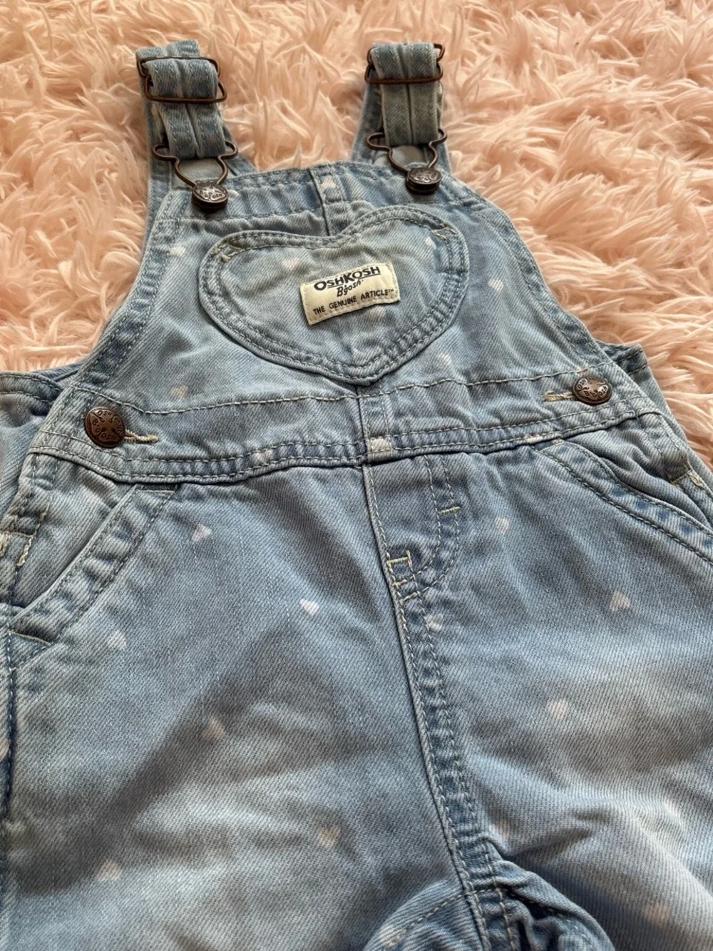Oshkosh bgosh overalls girls 9 months